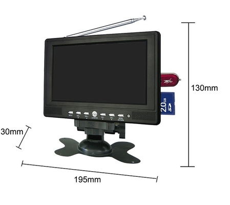 Ασύρματη εφεδρική κάμερα 7 όργανο ελέγχου IP67 1024x768 οργάνων ελέγχου TFT LCD αυτοκινήτων ίντσας LCD