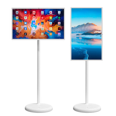 24 ιντσών Stand By Me TV Indoor Android 12 Διαφήμιση Ψηφιακή Σημαιογραφία Φορητή Σημαντική τηλεόραση