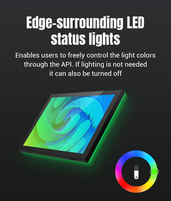 10.1 ιντσών Smart Home Tablet με RK3566 CPU και LED Light Bar τεσσάρων πλευρών
