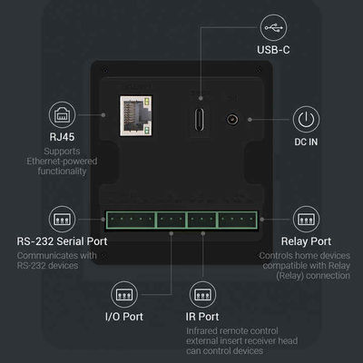 10.1 ιντσών Smart Home Tablet με RK3566 CPU και LED Light Bar τεσσάρων πλευρών