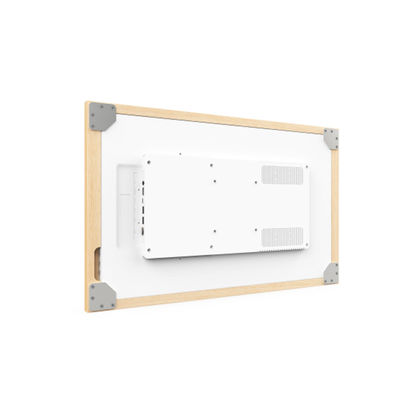 15.6 ιντσών RK3568 4+32GB Πίνακας διαφήμισης που τοποθετείται στο τοίχωμα NFC POE Οθόνη αφής Επιχειρηματικό ξύλινο πλαίσιο Android14 Πίνακα