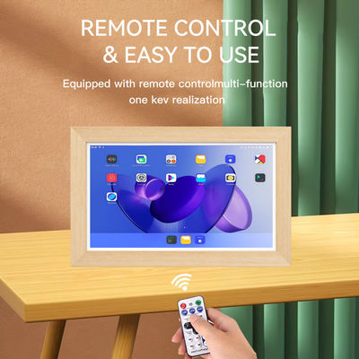 21.5 ιντσών RK3588 Ξύλινο Πλαίσιο Android 13 Tablet POE NFC Tablet PC Τοίχου για Διαφημιστική Χρήση
