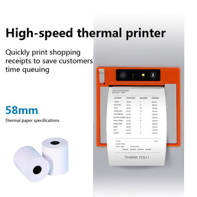 15.6 + 14 ιντσών Διπλή οθόνη αφής POS τερματικό με ζύγιση Pan Barcode Scanner και θερμικό εκτυπωτή για λιανική πώληση