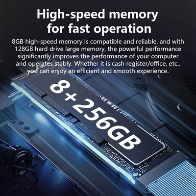 Νέος Σχεδιασμός 17 ιντσών N5095 CPU POS Μηχανή 8+256GB Μεγάλη Μνήμη Win10 Λιανικής Πώλησης Ταμειακή Μηχανή POS Terminal