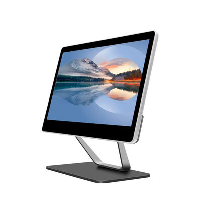 15.6" LCD οθόνη χωρητική οθόνη αφής POS τερματικό Win7/8/10 ταμειακό μητρώο All-in-One σύστημα για την βιομηχανία φιλοξενίας