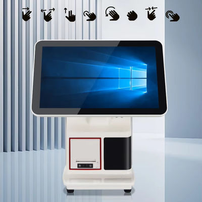 Συσκευή POS Android με διπλή οθόνη αφής 15,6 ιντσών για τιμολόγηση Epos και ταμειακή μηχανή All in One