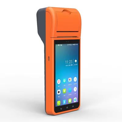 Μονοχρωμικός εκτυπωτής τύπου 5.5 ιντσών Android 8.1 PDA POS τερματικό για απλοποιημένη επεξεργασία παραγγελιών εστιατορίων