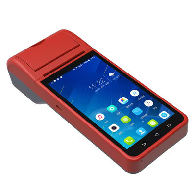 Λειτουργικό σύστημα Android 8.1 5.5 ιντσών NFC POS Συστήματα Φορητή μηχανή ταμείου POS με θερμικό εκτυπωτή απόδειξης 58mm