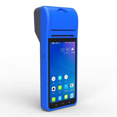Λειτουργικό σύστημα Android 8.1 5.5 ιντσών NFC POS Συστήματα Φορητή μηχανή ταμείου POS με θερμικό εκτυπωτή απόδειξης 58mm