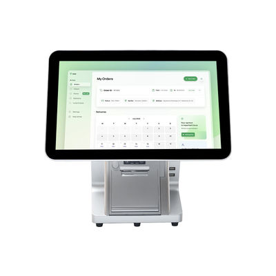 Win7/10 Android συμβατό 15.6 ιντσών Δύο οθόνη POS Monitor Διαρκής IPS οθόνη αφής για εστιατόριο σούπερ μάρκετ