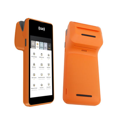 5.45inch Android Systems Mobile Pos Machine Handheld Smart Cashier Τερματικό με τύπο εκδόσεων εκτυπωτή Μονοχρώμιο και Wifi