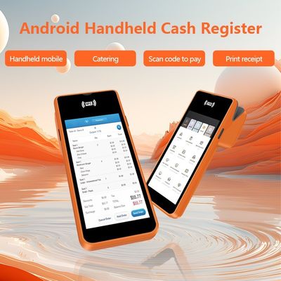 5.45inch Android Systems Mobile Pos Machine Handheld Smart Cashier Τερματικό με τύπο εκδόσεων εκτυπωτή Μονοχρώμιο και Wifi