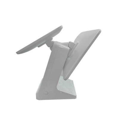 Παραγγελία εστιατορίου Android POS Machine με 15.6 ιντσών διπλή οθόνη και Intel Celeron J1900 CPU
