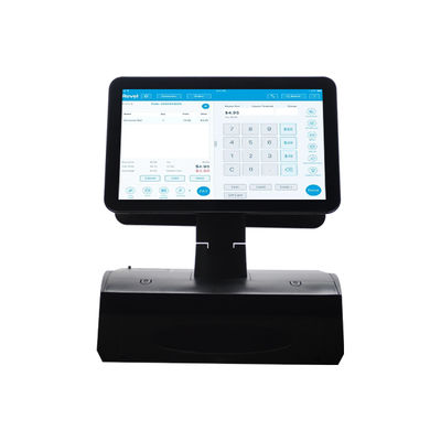 OEM ODM 15.6 ιντσών Διπλή οθόνη Win7 Pos Ταμείο N2840 Cpu 2 + 32GB Τερματικό POS επιφάνειας εργασίας με εκτυπωτή 58mm, πληκτρολόγιο
