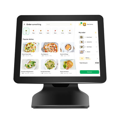 15.6" 8+256GB Μεγάλη μνήμη POS ταμειακό ταμείο 1080P Windows10 Εικονική οθόνη POS Μηχανή με οθόνη πελάτη