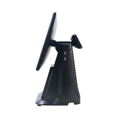 Υψηλής Απόδοσης 15,6" I3 Επεξεργαστής Οθόνη Αφής Pos All In One Μηχάνημα POS Λιανικής Σούπερ Μάρκετ με Οθόνη Πελάτη