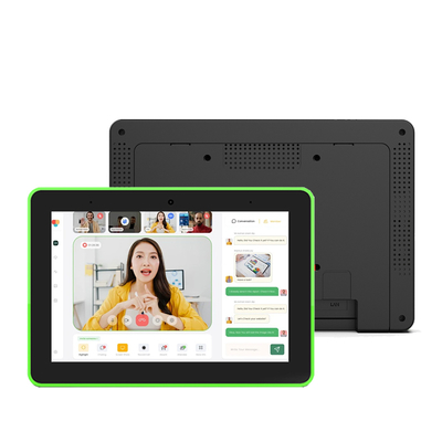 8 - ιντσών επιτοίχια Android Tablet PC POE NFC wifi οθόνη αφής με 4 - πλευρικά φώτα LED για Έξυπνο Σπίτι, Κράτηση Αίθουσας Συνεδριάσεων, Προγραμματισμό ξενοδοχείου