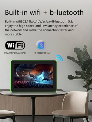 8 - ιντσών επιτοίχια Android Tablet PC POE NFC wifi οθόνη αφής με 4 - πλευρικά φώτα LED για Έξυπνο Σπίτι, Κράτηση Αίθουσας Συνεδριάσεων, Προγραμματισμό ξενοδοχείου