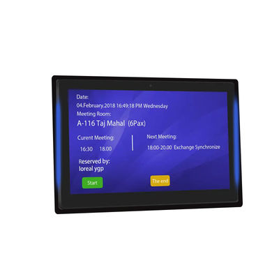 10.1 ιντσών Επιτοίχιο Tablet PC Android με Μπάρα Φωτισμού LED και Τετραπύρηνο RK3566 για Οθόνη Συνεδρίου