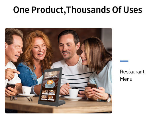 13,3 ιντσών RK3568 L σχήματος επιτραπέζιο tablet android POE business kiosk εστιατόριο παραγγελίες