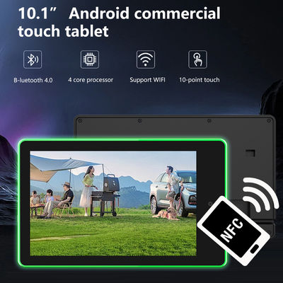15.6 ιντσών Επιτοίχιο Tablet PC Android με Τετραπύρηνο RK3566 και Μπάρα Φωτισμού LED για Κράτηση Αιθουσών Συνεδριάσεων