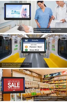 15,6 ιντσών επιτοίχια POE τροφοδοσίας RK3566 android tablet pc LED φως σύστημα κράτησης αίθουσας συνεδριάσεων