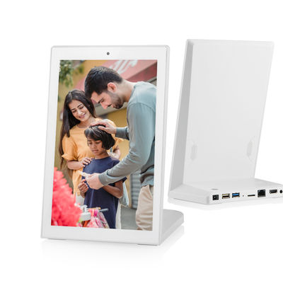 8 ιντσών L σχήμα επιχειρηματικό κιόσκι Αγγειοειδής οθόνη Android tablet pc Εξυπηρέτηση πελατών Feedback για το ξενοδοχείο εστιατόριο