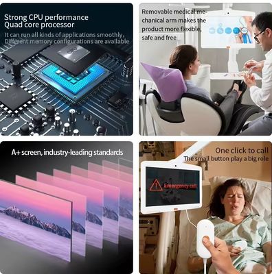 Τείχος 13.3 ιντσών 1080p υγειονομική περίθαλψη wifi κάρτα SIM solt Android tablet pc Νοσηλευτής σύστημα κλήσης για το νοσοκομείο