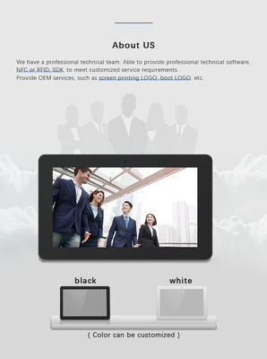 τοίχου στήριξης 32 ιντσών ψηφιακή σήμανση διαφημιστική οθόνη android tablet pc POE NFC λειτουργία wifi