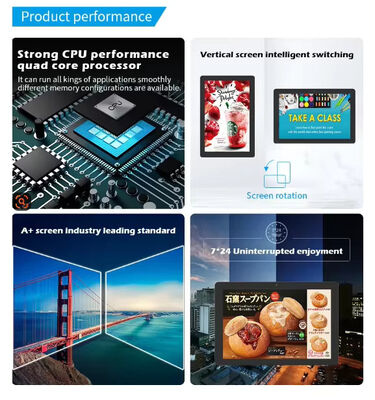 24 ιντσών Digital Menu Board με RK3566 Android πλατφόρμα για εστιατόρια και καφετέριες