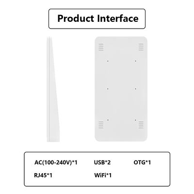 32 ιντσών android 14 Indoor SDK Wall Mount AI ψηφιακή σήμανση διαφήμιση αφίσα αφίσα οθόνης Εικονική ανθρώπινη κατάστημα Hote