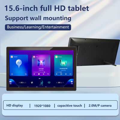 Τοίχος 15.6inch 1080p IPS Win 10 OS tablet pc POE NFC RJ45 Wi-Fi οθόνη αφής διαφήμισης επιχειρήσεων