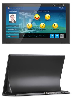 Οθόνη Android Tablet PC 17 ιντσών Poe NFC L-style για παραγγελίες σε εστιατόρια, για POS Λιανικής
