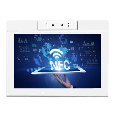 10.1 ιντσών σχήμα L RK3566 POE NFC Android 11 Tablet PC Desktop Λευκό Πίνακα παραγγελίας εστιατορίου με διπλή κάμερα