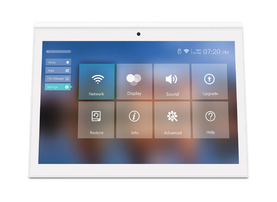 10 ιντσών Android Tablet με διπλή οθόνη RK3288 Desktop POE Advertising Tablet PC