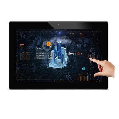 18.5inch Frameless τοίχος τοποθετημένη διαφήμιση Android Tablet με Desktop Stand