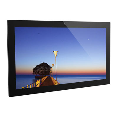 18.5inch Frameless τοίχος τοποθετημένη διαφήμιση Android Tablet με Desktop Stand
