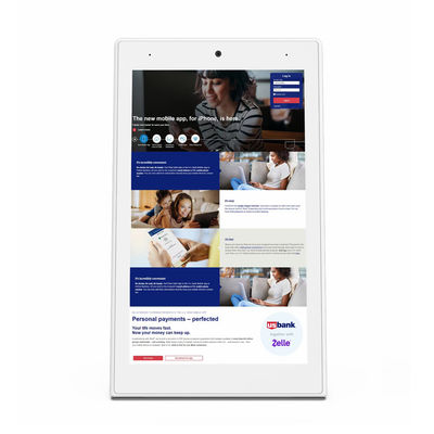8 ιντσών Desktop Android Tablet τύπου L RK3399 CPU Tablet με αφηρημένη οθόνη για εστιατόριο ξενοδοχείο