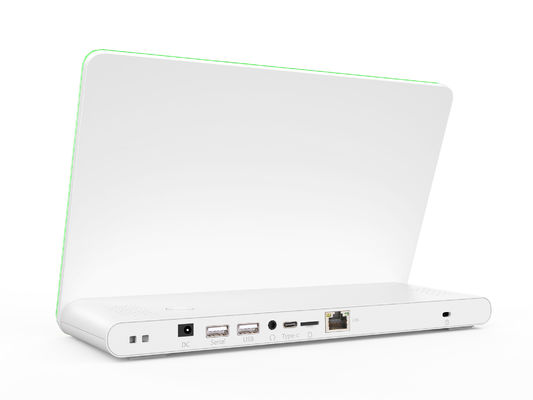 10.1 ιντσών Android 8.1 All-in-One PC με οθόνη αφής, μπάρα φωτισμού LED και τετραπύρηνο επεξεργαστή Cortex A7