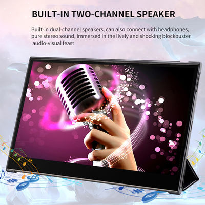 15.6 ίντσες φορητή οθόνη αφής με μπαταρία για επιχειρηματική και συστημική ενσωμάτωση