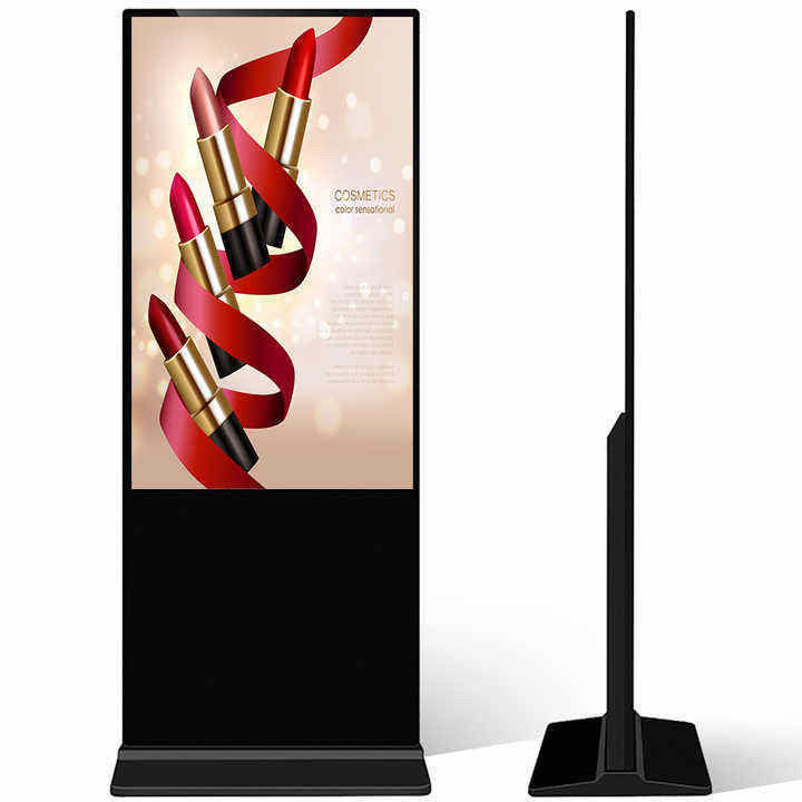 75 ιντσών κατακόρυφη AD Kiosk LCD διαφημιστική οθόνη Android οθόνη αφής πάτωμα στέκεται Τοτέμ