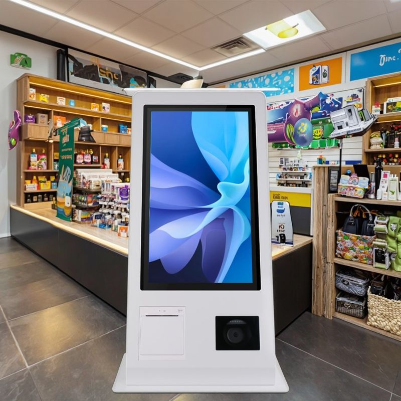 15,6" Μηχάνημα POS Αυτόματης Εξυπηρέτησης με Λειτουργικό Σύστημα Win 10, Οθόνη Αφής, Σαρωτή, Εκτυπωτή, NFC, Αναγνώστη QR Code