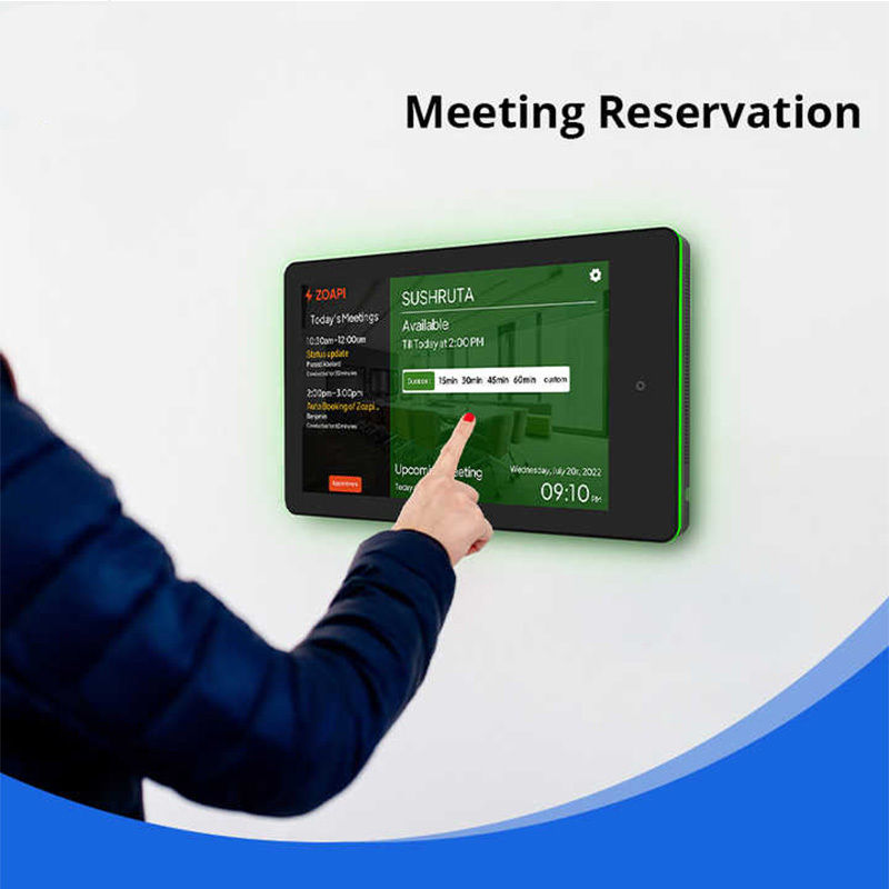 10.1" RK3288 Android Tablet Κράτησης Αίθουσας Συσκέψεων με NFC, POE και LED Light Bar
