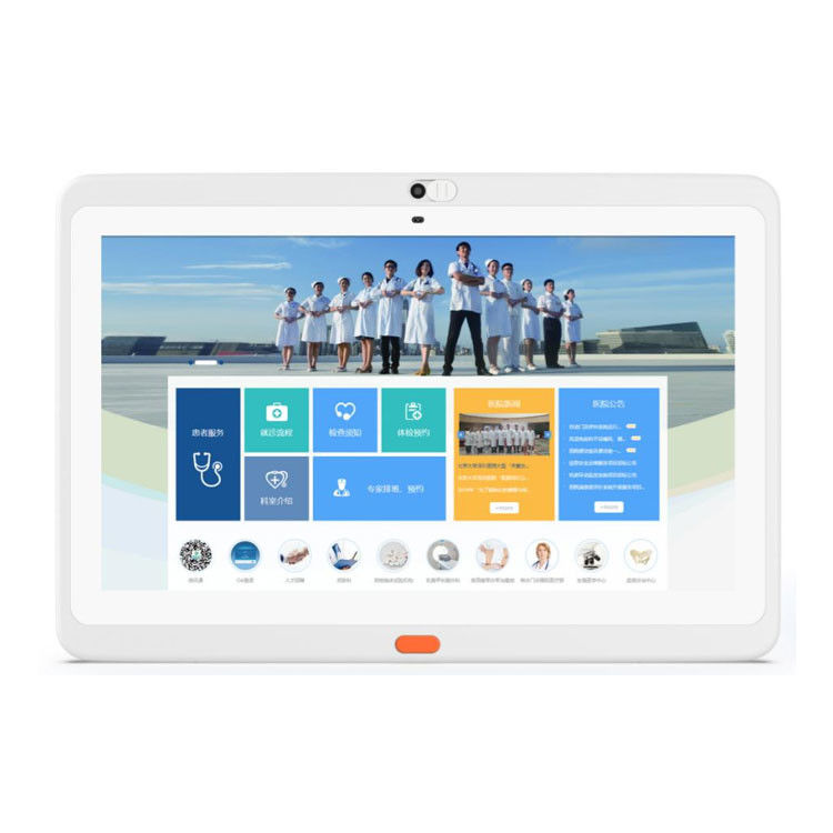 13.3 ιντσών FHD ιατρικό tablet PC ONE Button Call IPS POE RJ45 Λαν Πόρτ