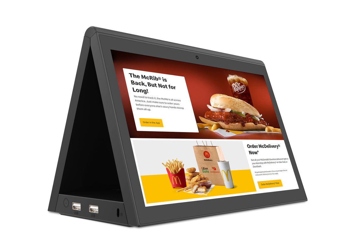 10 ιντσών Android Tablet με διπλή οθόνη RK3288 Desktop POE Advertising Tablet PC