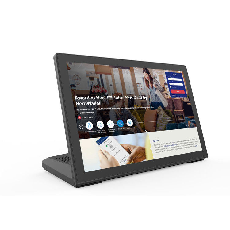 8 ιντσών L σχήμα Android Tablet με IPS οθόνη αφής και τετραπλό πυρήνα RK3288 για τοίχο-εγκατασταθεί εμπορική χρήση