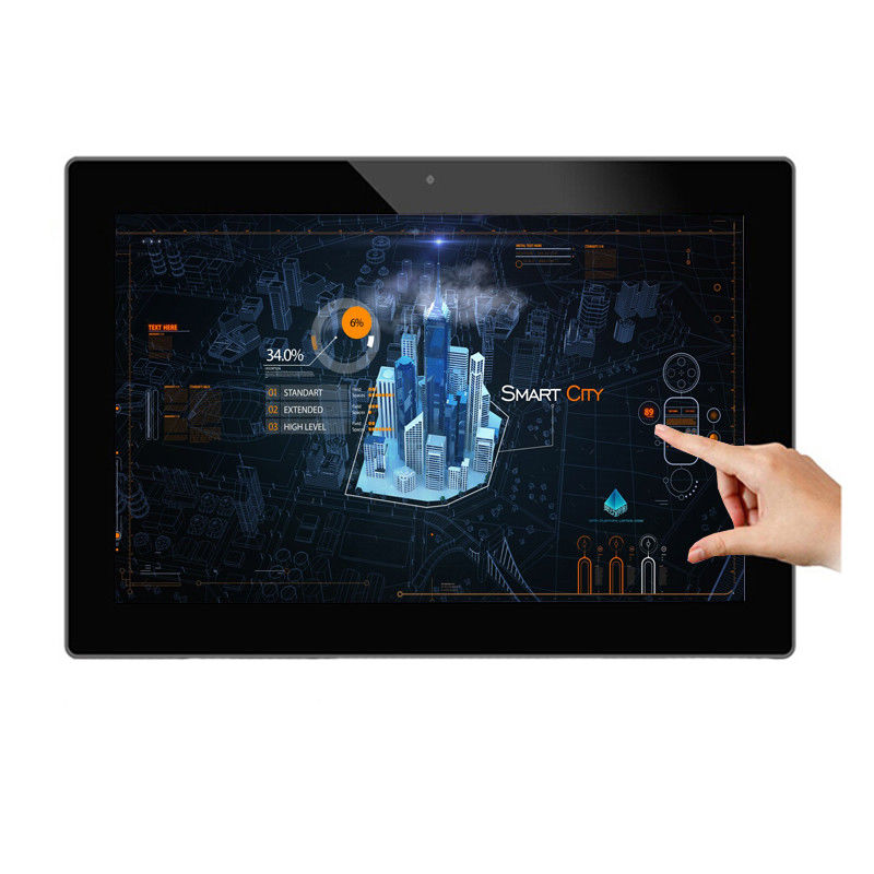 18.5inch Frameless τοίχος τοποθετημένη διαφήμιση Android Tablet με Desktop Stand