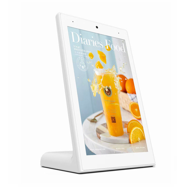 8 ιντσών Desktop Android Tablet τύπου L RK3399 CPU Tablet με αφηρημένη οθόνη για εστιατόριο ξενοδοχείο
