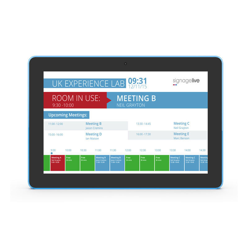 10.1 ιντσών IPS POE Τροφοδοτούμενο Tablet PC Android με RK3288 Quad Core για Αίθουσα Συνεδριάσεων