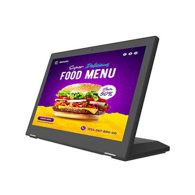 Διαδικτυακό υπολογιστή αυτοεξυπηρέτησης RK3566 για παραγγελίες εστιατορίων 13.3 ιντσών POE NFC RGB LED Light Bar 5MP Camera Android 11